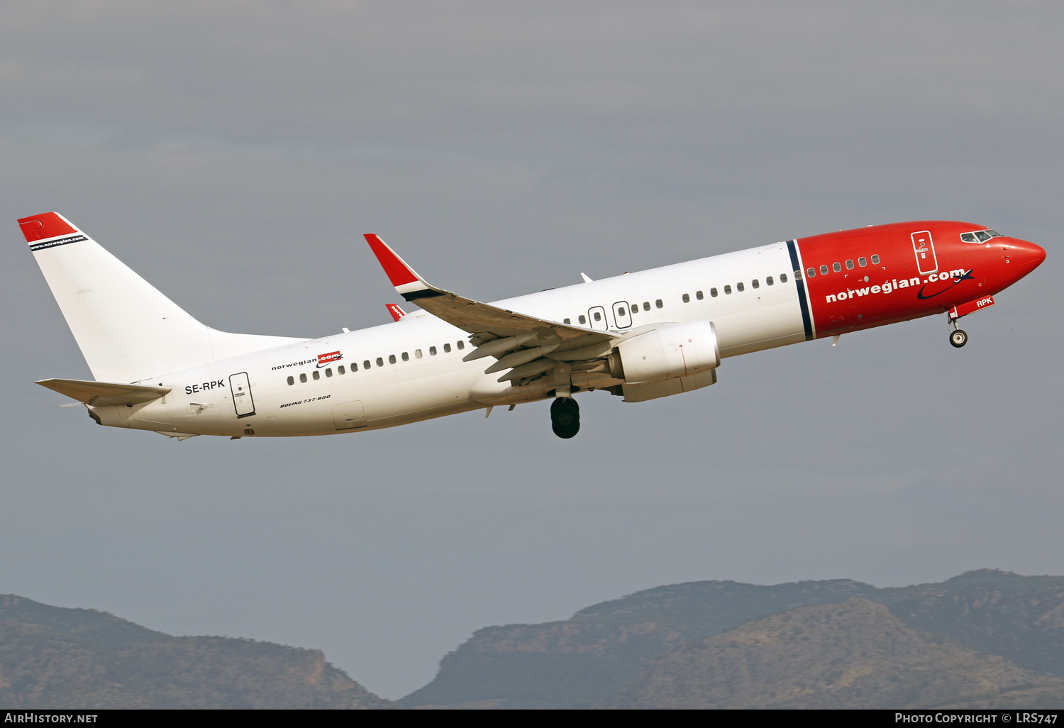 Aircraft Photo of SE-RPK | Boeing 737-8JP | Norwegian | AirHistory.net #388439