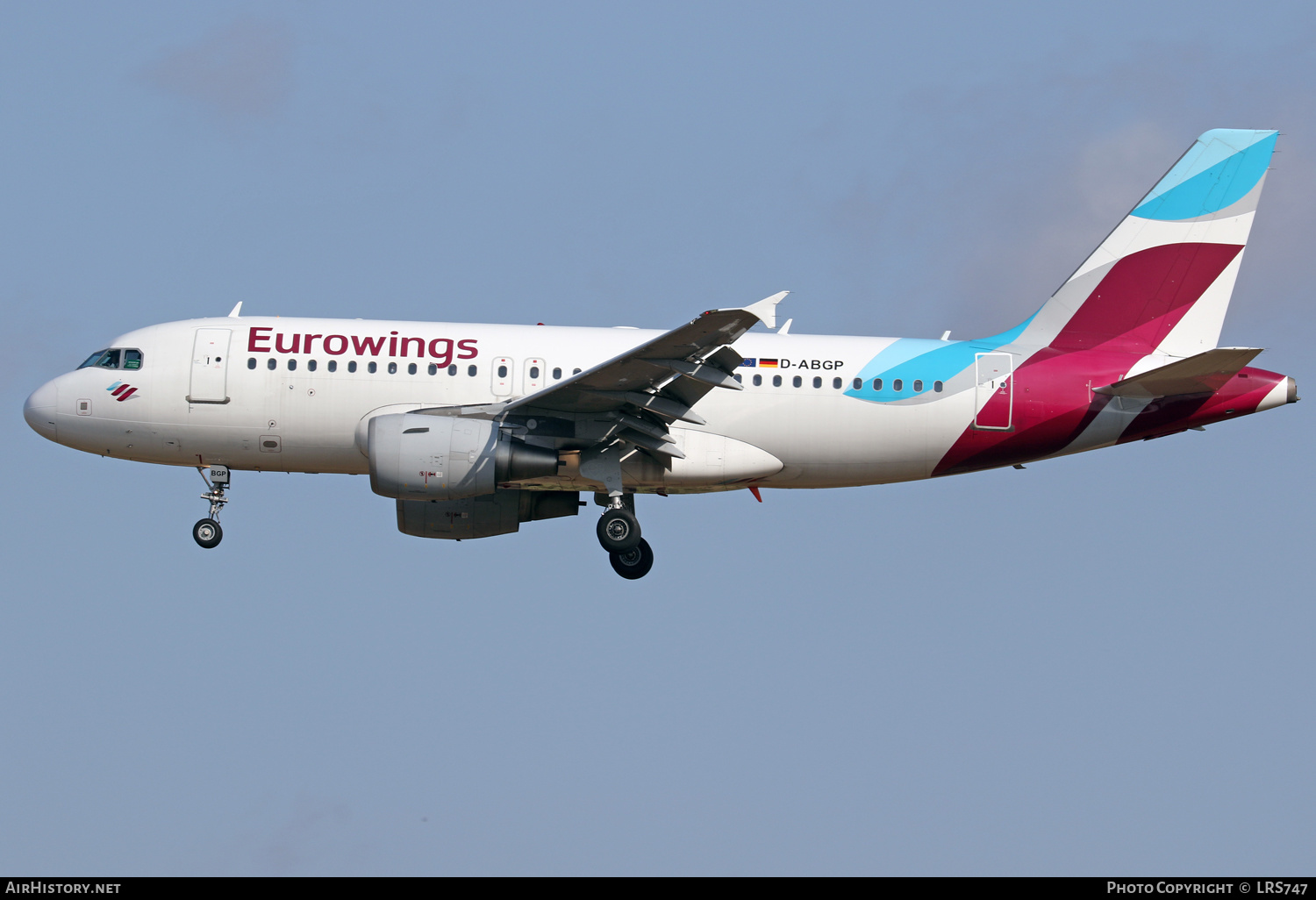 Aircraft Photo of D-ABGP | Airbus A319-112 | Eurowings | AirHistory.net #388446