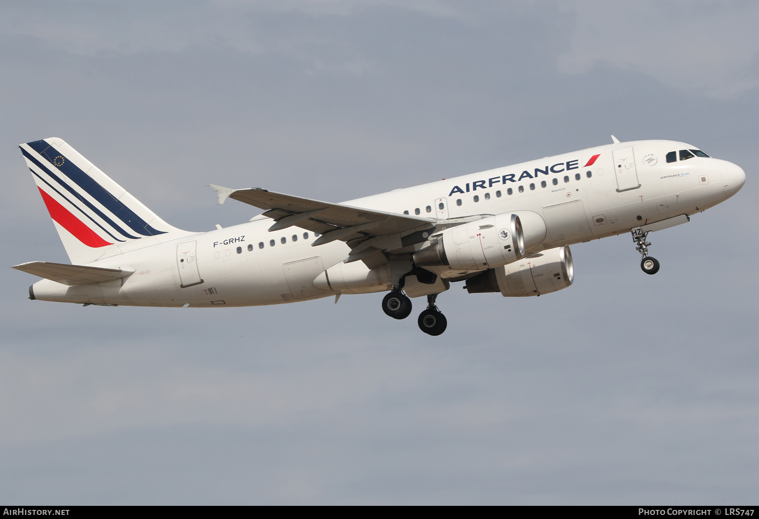 Aircraft Photo of F-GRHZ | Airbus A319-111 | Air France | AirHistory.net #388450