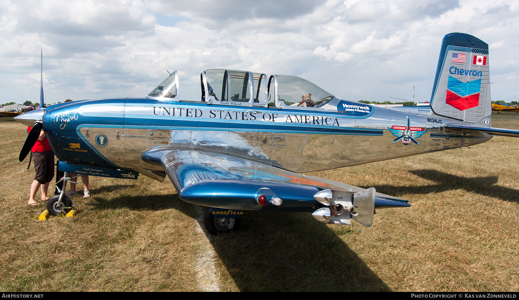 Aircraft Photo of N134JC | Beech T-34A Mentor (45) | AirHistory.net #388464