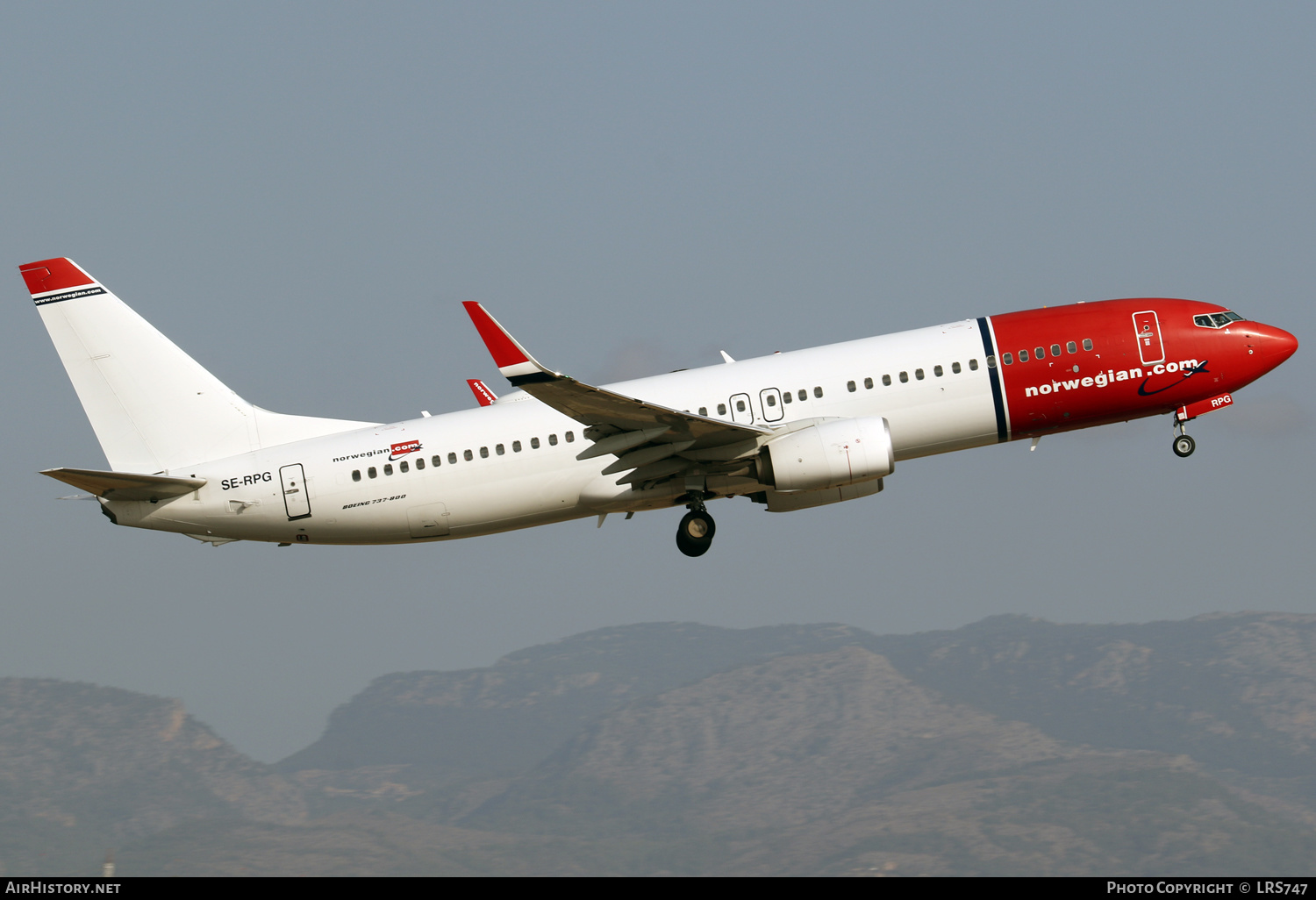 Aircraft Photo of SE-RPG | Boeing 737-8JP | Norwegian | AirHistory.net #388478