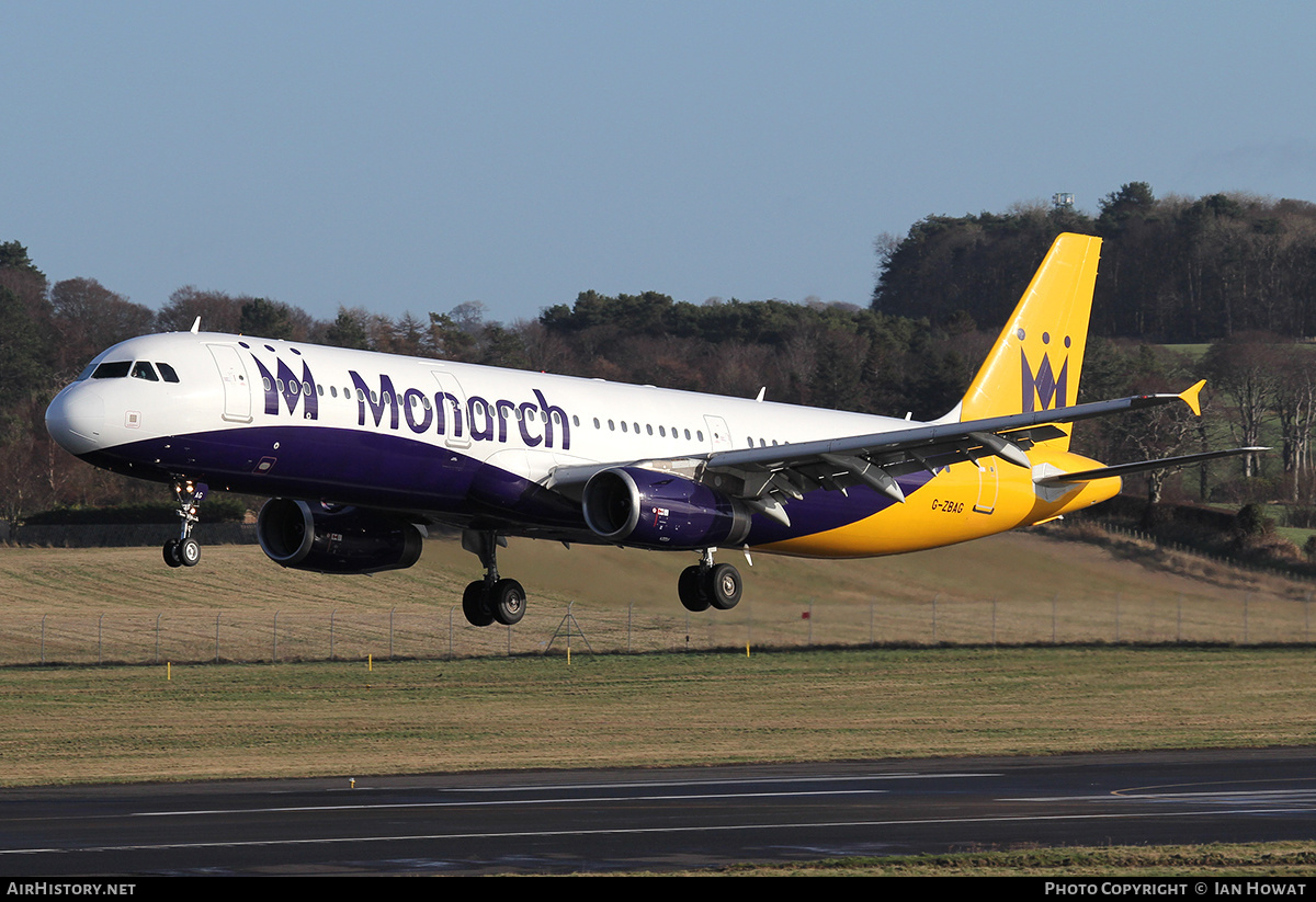 Aircraft Photo of G-ZBAG | Airbus A321-231 | Monarch Airlines | AirHistory.net #388495
