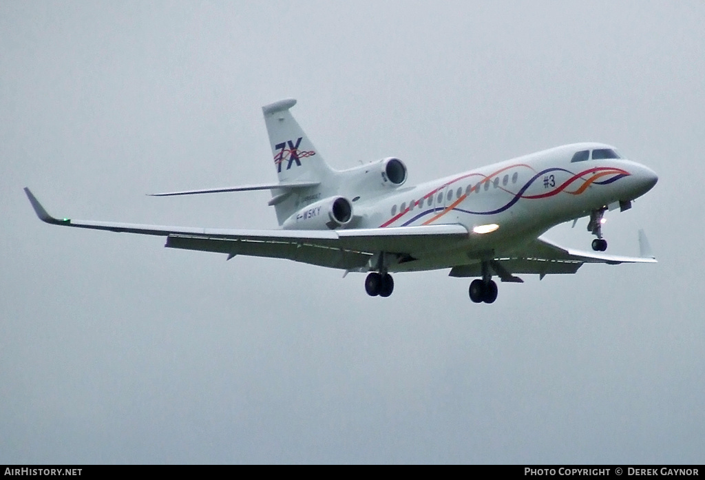 Aircraft Photo of F-WSKY | Dassault Falcon 7X | AirHistory.net #388509