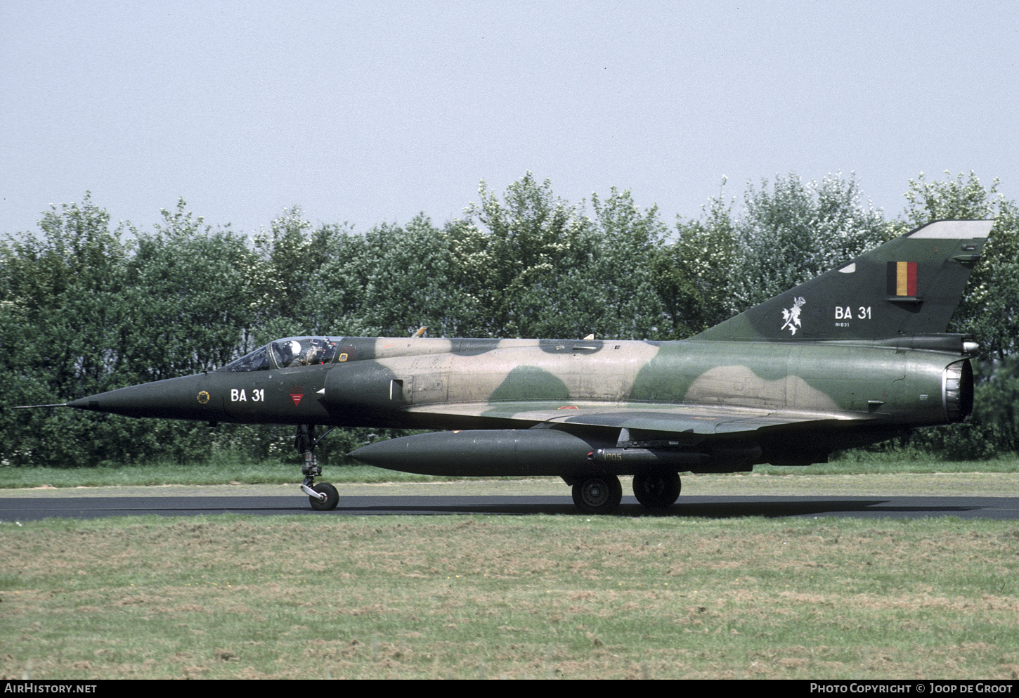 Aircraft Photo of BA31 | Dassault Mirage 5BA | Belgium - Air Force | AirHistory.net #388511