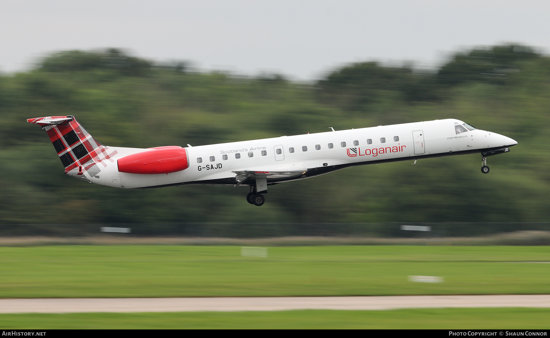 Aircraft Photo of G-SAJD | Embraer ERJ-145EP (EMB-145EP) | Loganair | AirHistory.net #388516