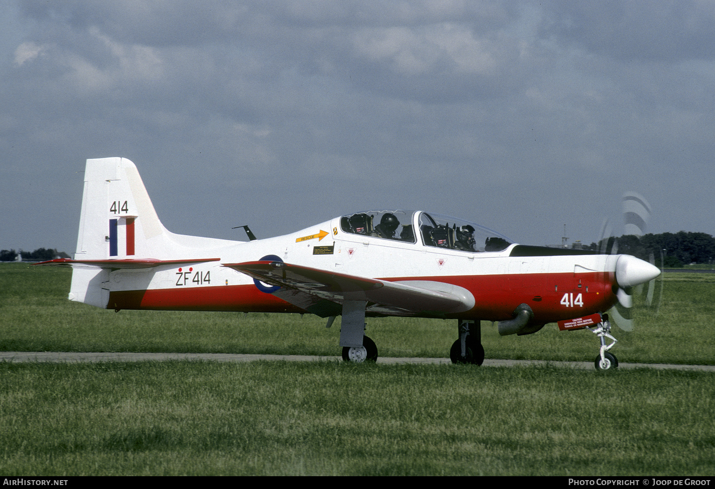 Aircraft Photo of ZF414 | Short S-312 Tucano T1 | UK - Air Force | AirHistory.net #388517