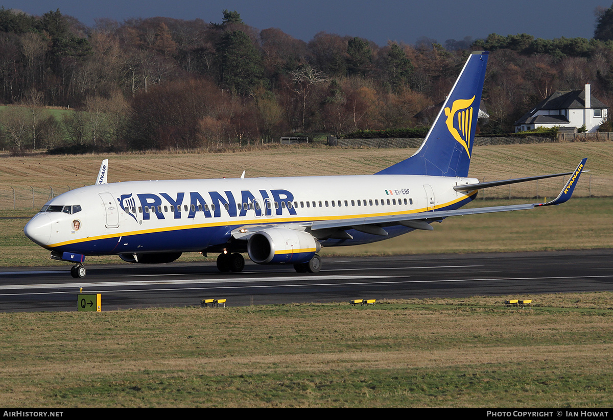 Aircraft Photo of EI-EBF | Boeing 737-8AS | Ryanair | AirHistory.net #388523