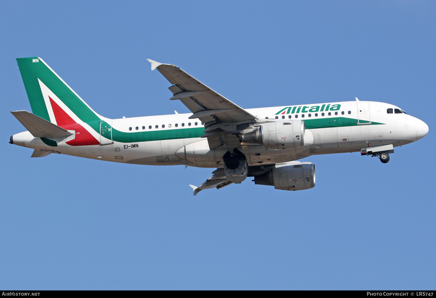 Aircraft Photo of EI-IMN | Airbus A319-111 | Alitalia | AirHistory.net #388524