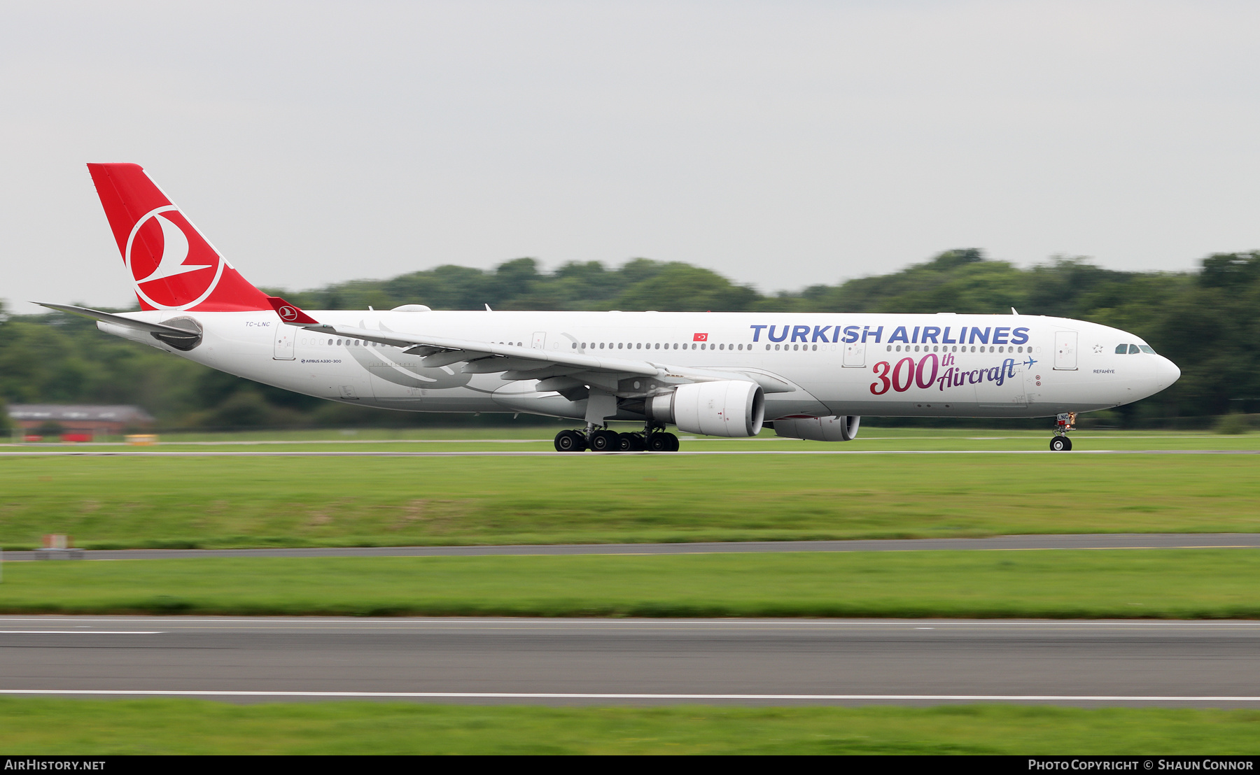 Aircraft Photo of TC-LNC | Airbus A330-303 | Turkish Airlines | AirHistory.net #388532