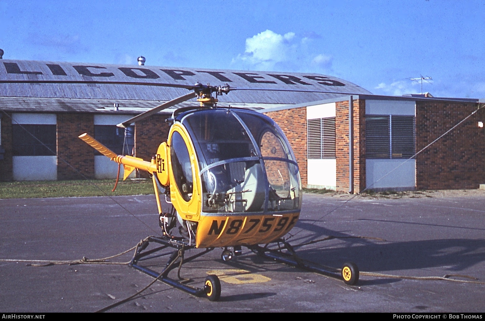 Aircraft Photo of N8759F | Hughes 269A | PHI - Petroleum Helicopters International | AirHistory.net #388543