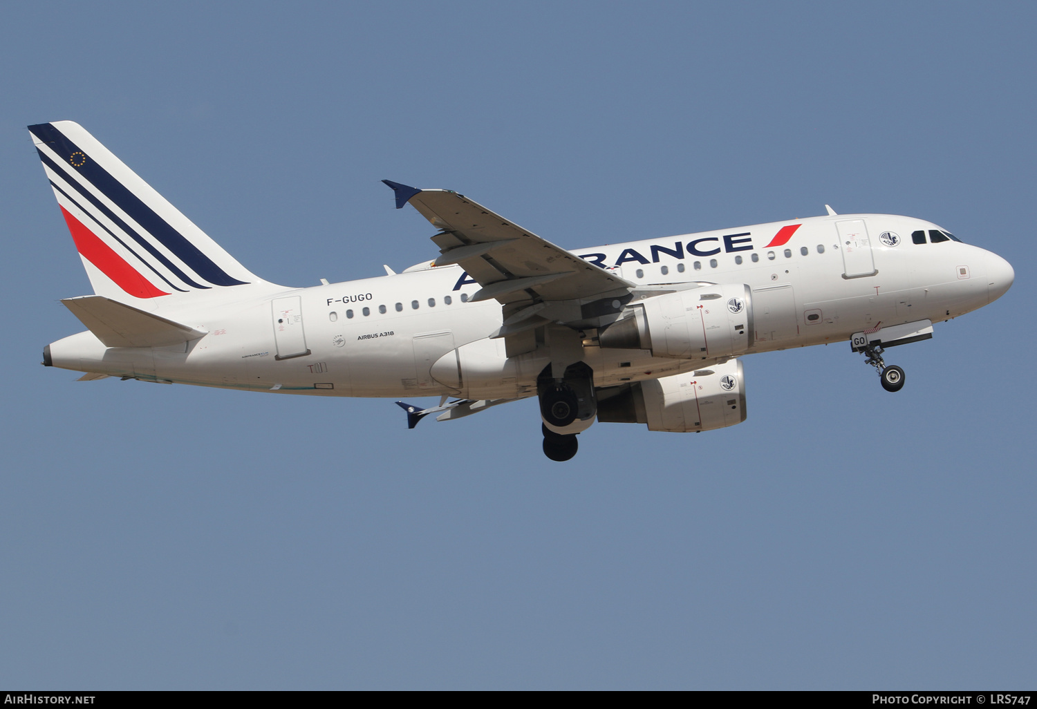 Aircraft Photo of F-GUGO | Airbus A318-111 | Air France | AirHistory.net #388550