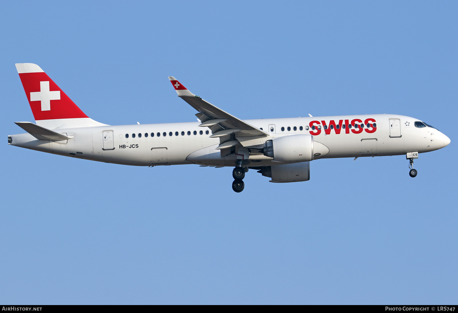 Aircraft Photo of HB-JCS | Airbus A220-371 (BD-500-1A11) | Swiss International Air Lines | AirHistory.net #388558