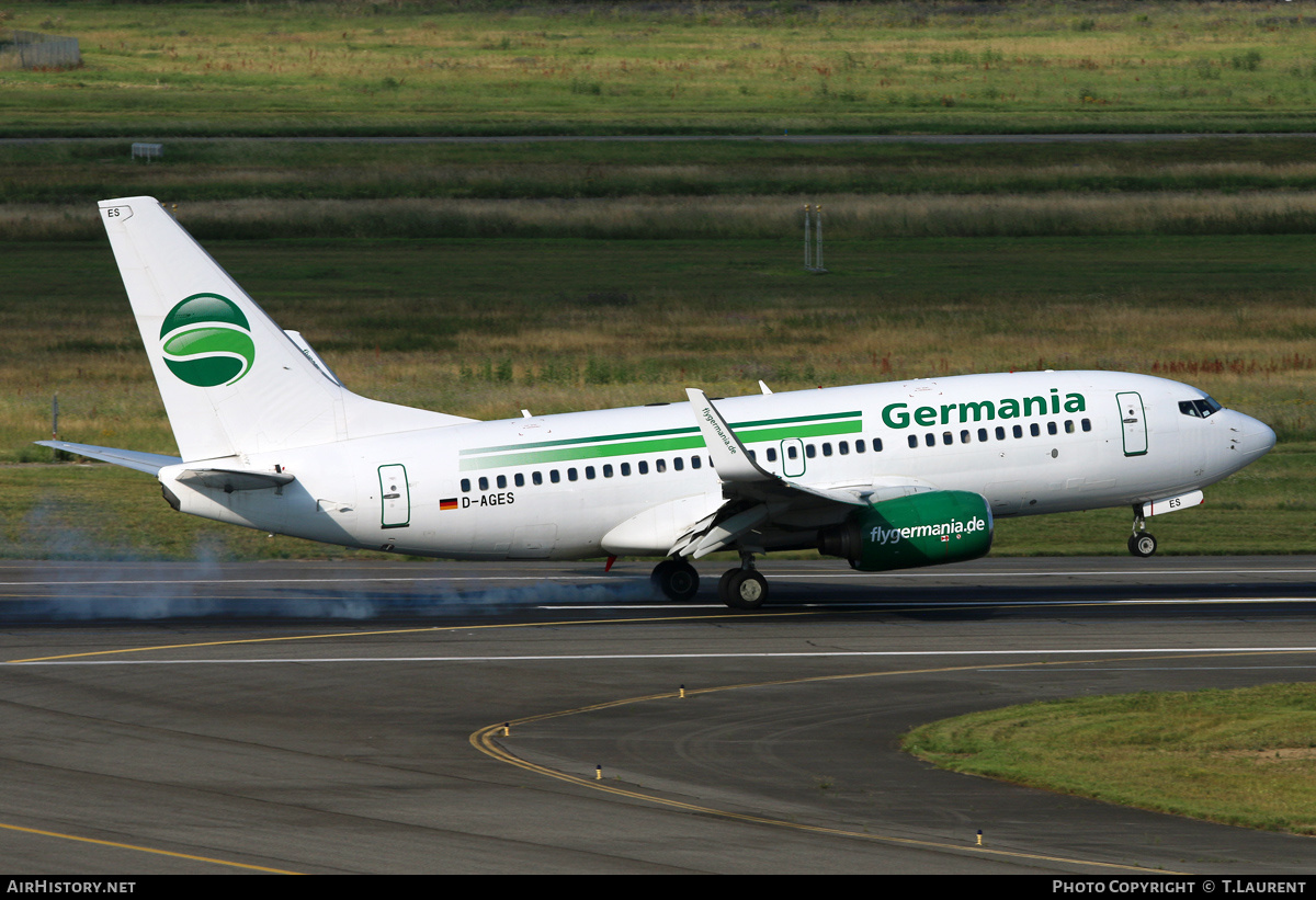 Aircraft Photo of D-AGES | Boeing 737-75B | Germania | AirHistory.net #388573
