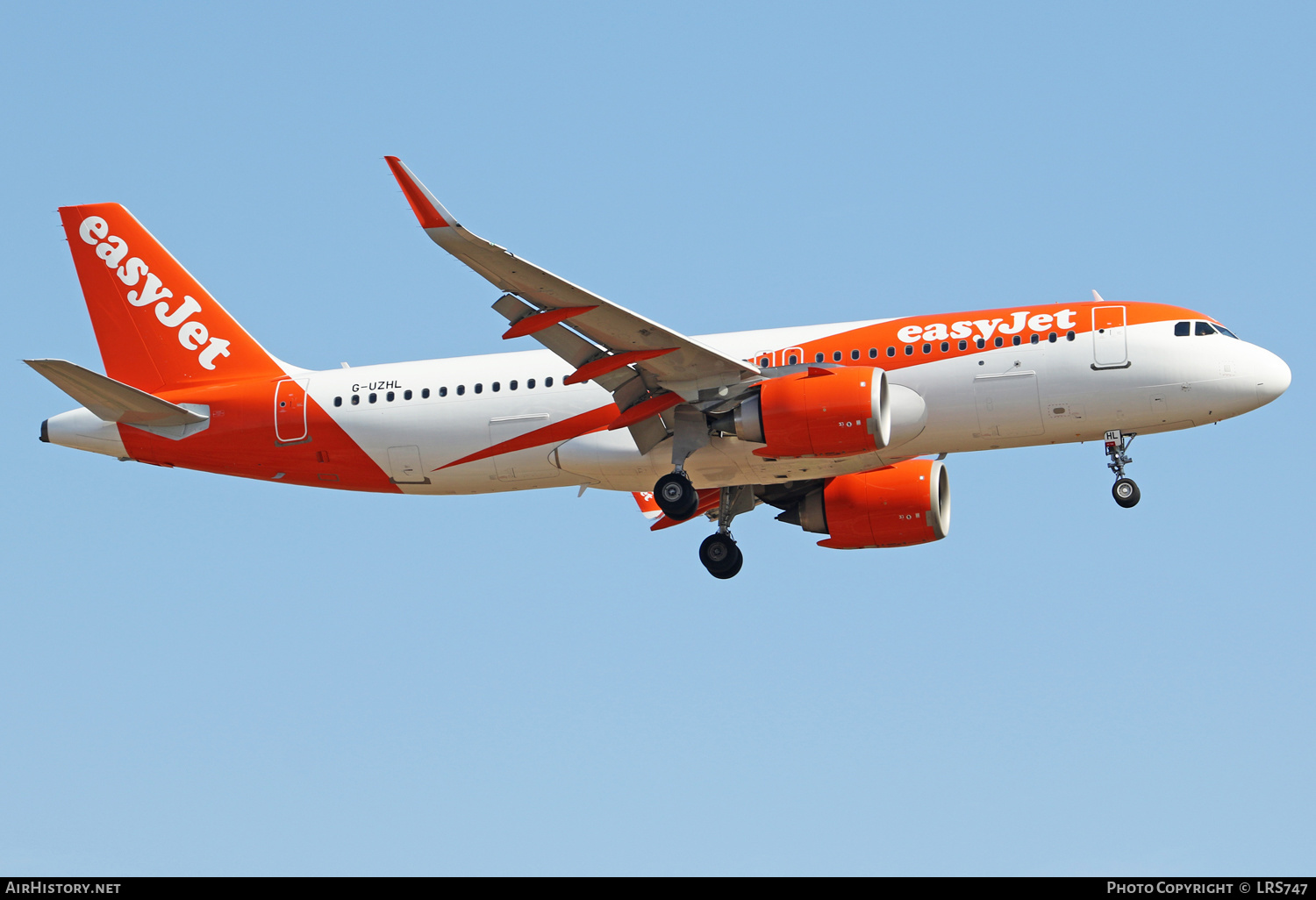 Aircraft Photo of G-UZHL | Airbus A320-251N | EasyJet | AirHistory.net #388576