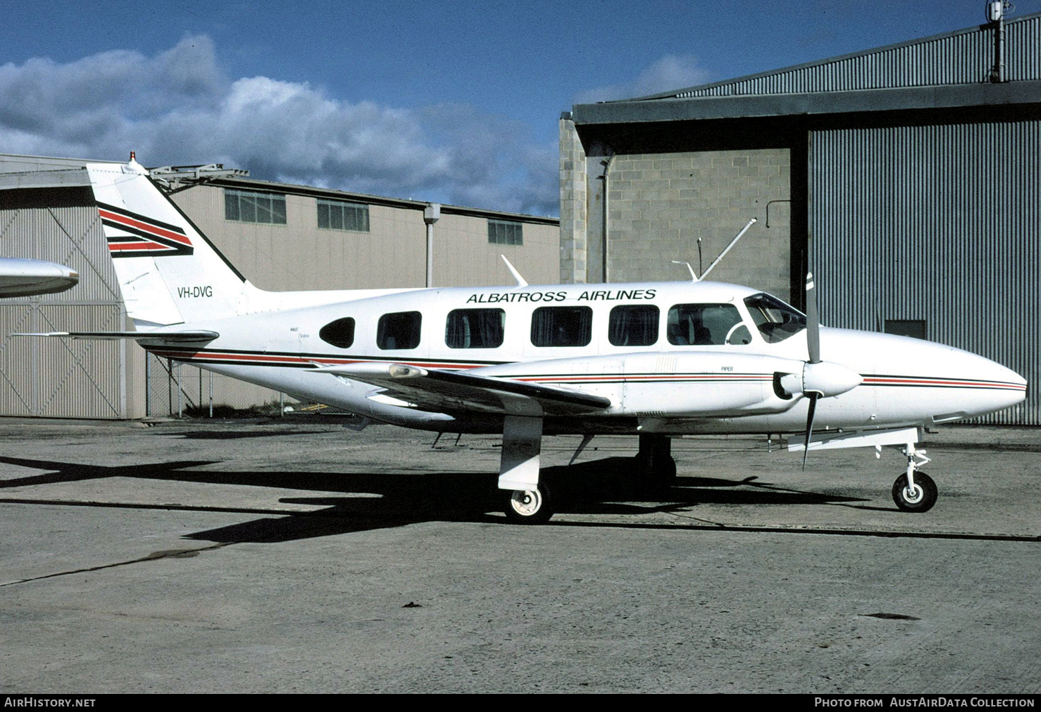 Aircraft Photo of VH-DVG | Piper PA-31-350 Navajo Chieftain | Albatross Airlines | AirHistory.net #388622