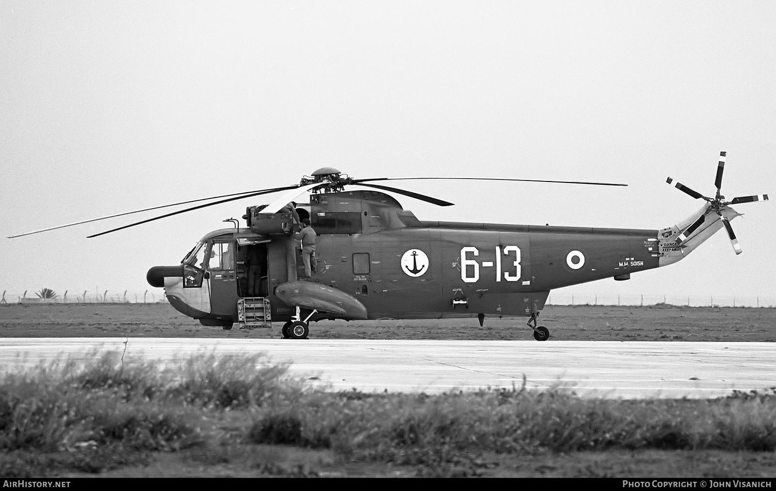 Aircraft Photo of MM5015N | Agusta SH-3D Sea King (AS-61) | Italy - Navy | AirHistory.net #388653