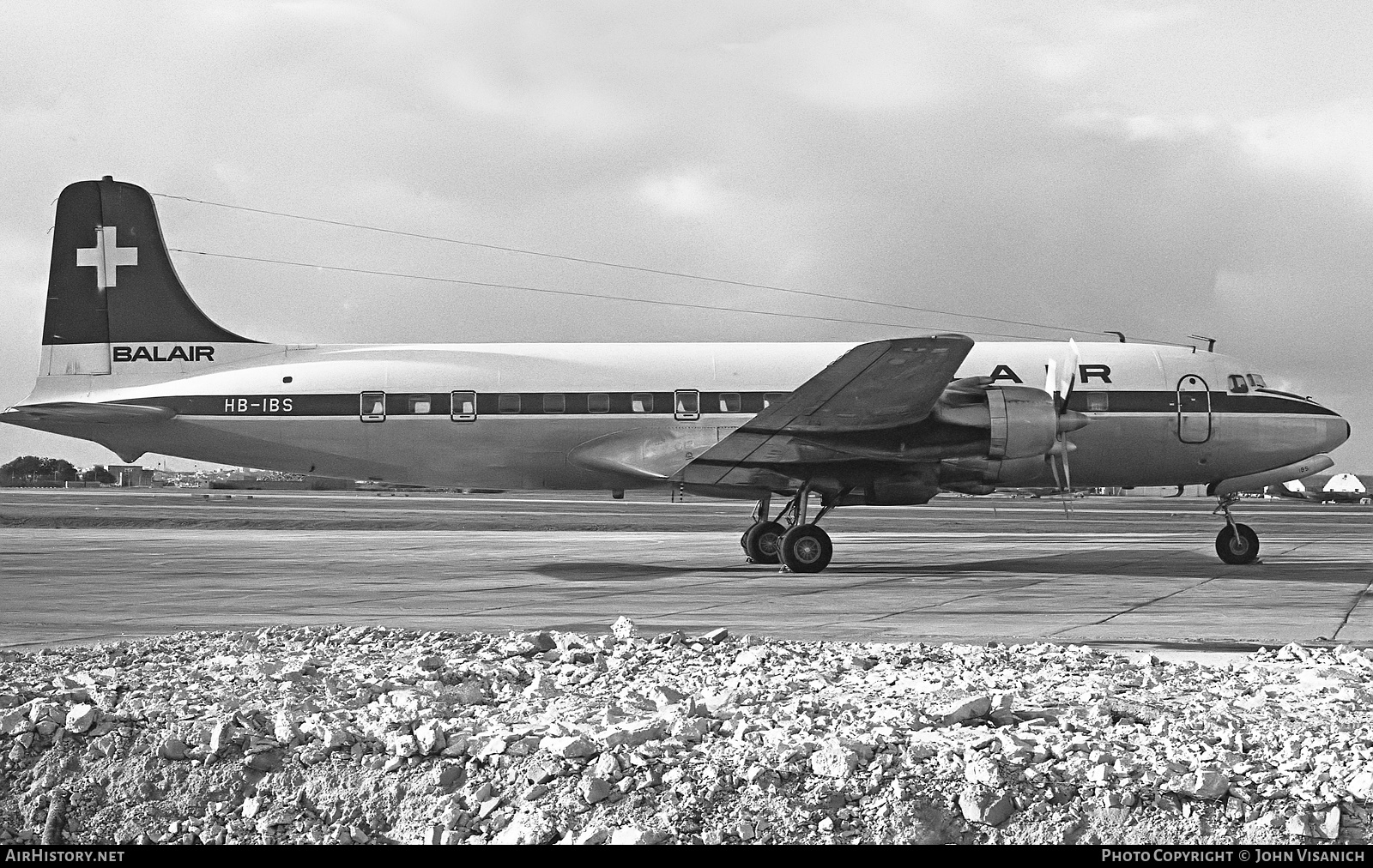 Aircraft Photo of HB-IBS | Douglas DC-6C | Balair | AirHistory.net #388655