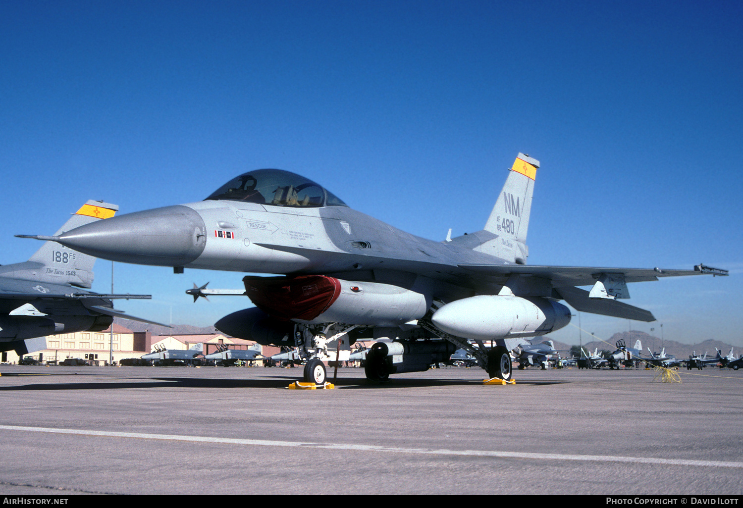 Aircraft Photo of 88-0480 / AF88-480 | General Dynamics F-16CM Fighting Falcon | USA - Air Force | AirHistory.net #388659