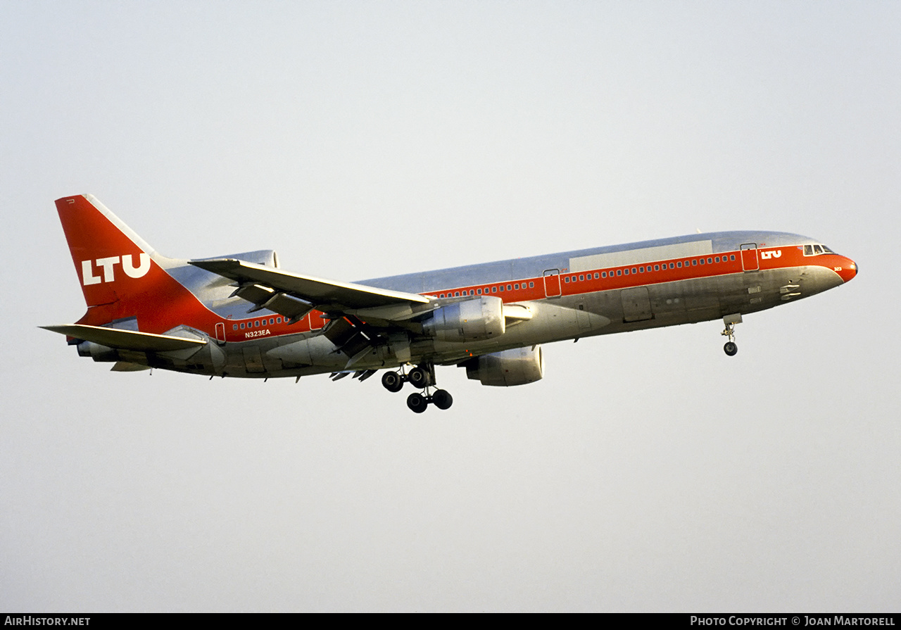 Aircraft Photo of N323EA | Lockheed L-1011-385-1 TriStar 1 | LTU - Lufttransport-Unternehmen | AirHistory.net #388666