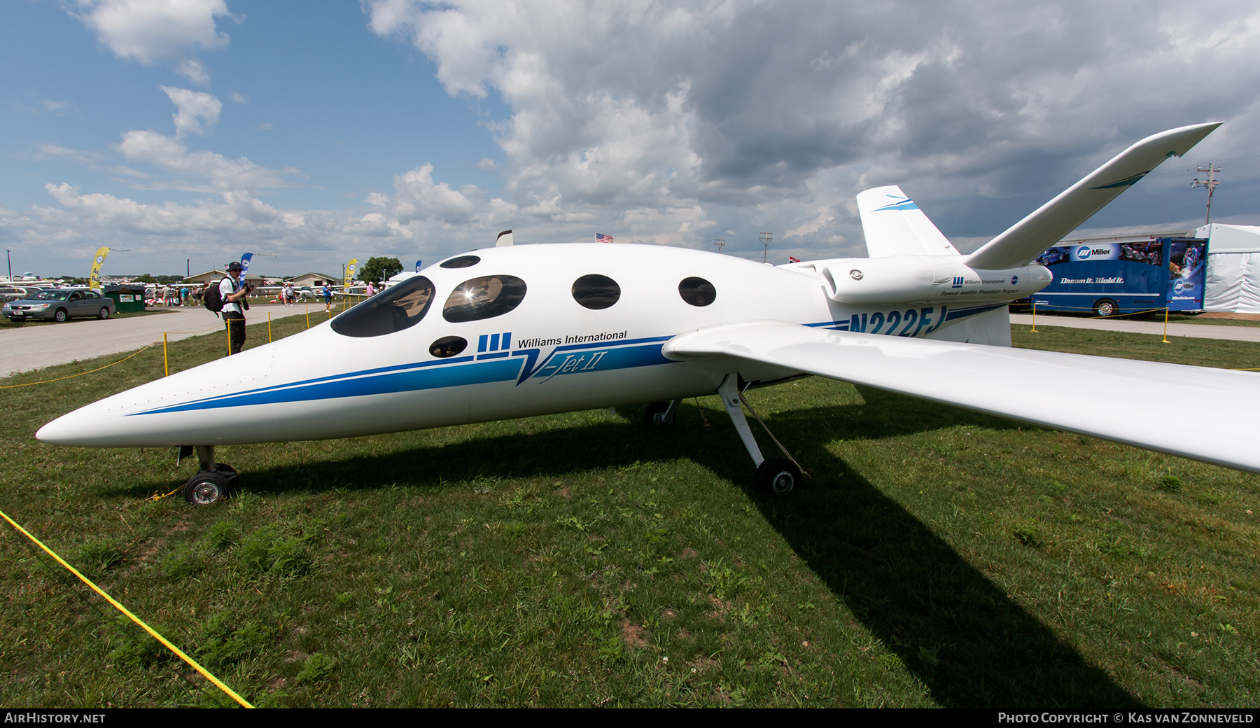 Aircraft Photo of N222FJ | Scaled Composites 271 V-Jet II | Williams International | AirHistory.net #388690