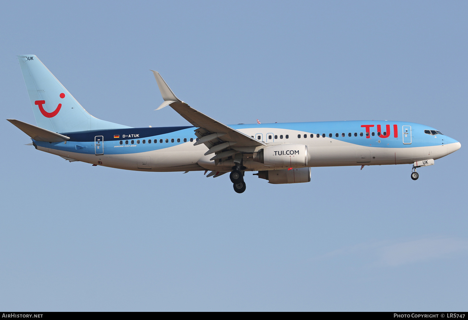 Aircraft Photo of D-ATUK | Boeing 737-8K5 | TUI | AirHistory.net #388698