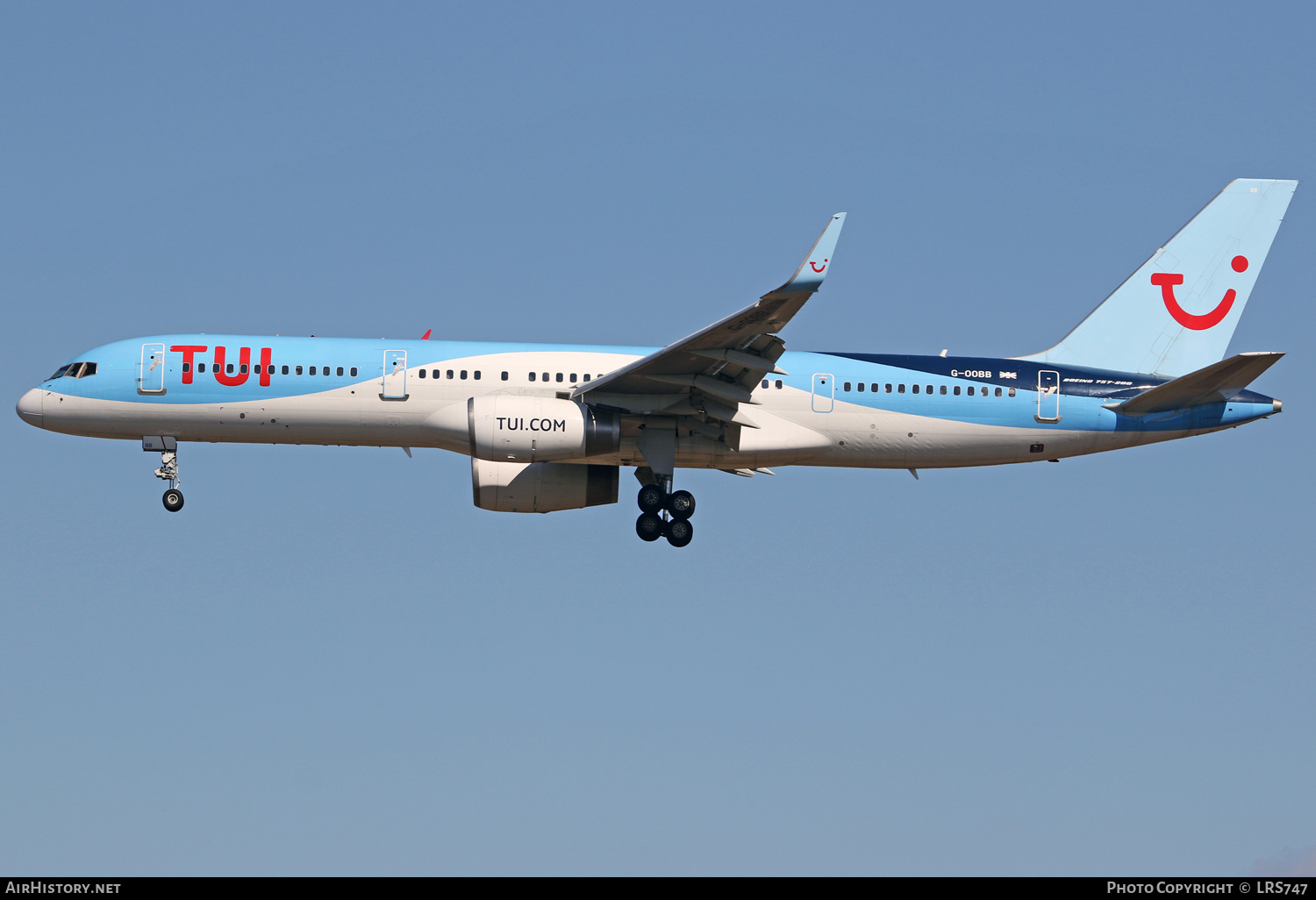 Aircraft Photo of G-OOBB | Boeing 757-28A | TUI | AirHistory.net #388710