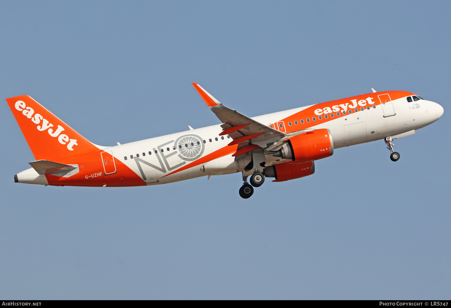 Aircraft Photo of G-UZHF | Airbus A320-251N | EasyJet | AirHistory.net #388712