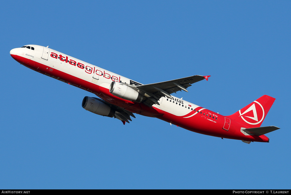Aircraft Photo of TC-ETN | Airbus A321-131 | AtlasGlobal Airlines | AirHistory.net #388721