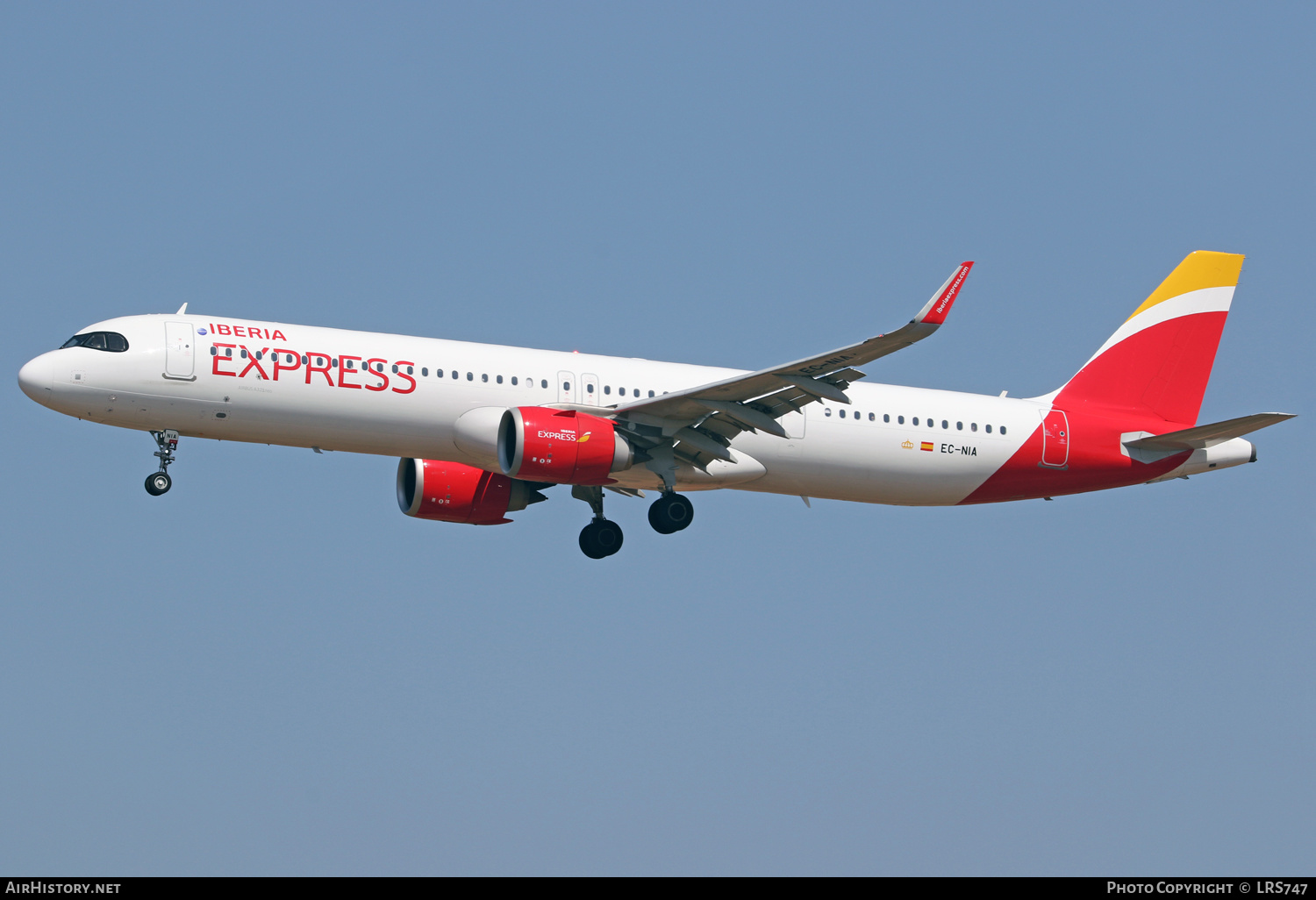 Aircraft Photo of EC-NIA | Airbus A321-251NX | Iberia Express | AirHistory.net #388723