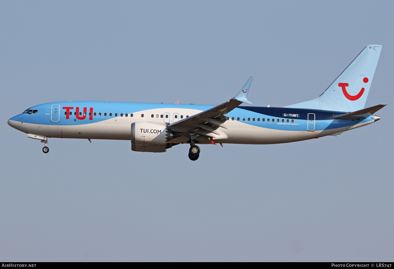 Aircraft Photo of G-TUMT | Boeing 737-8 Max 8 | TUI | AirHistory.net #388725