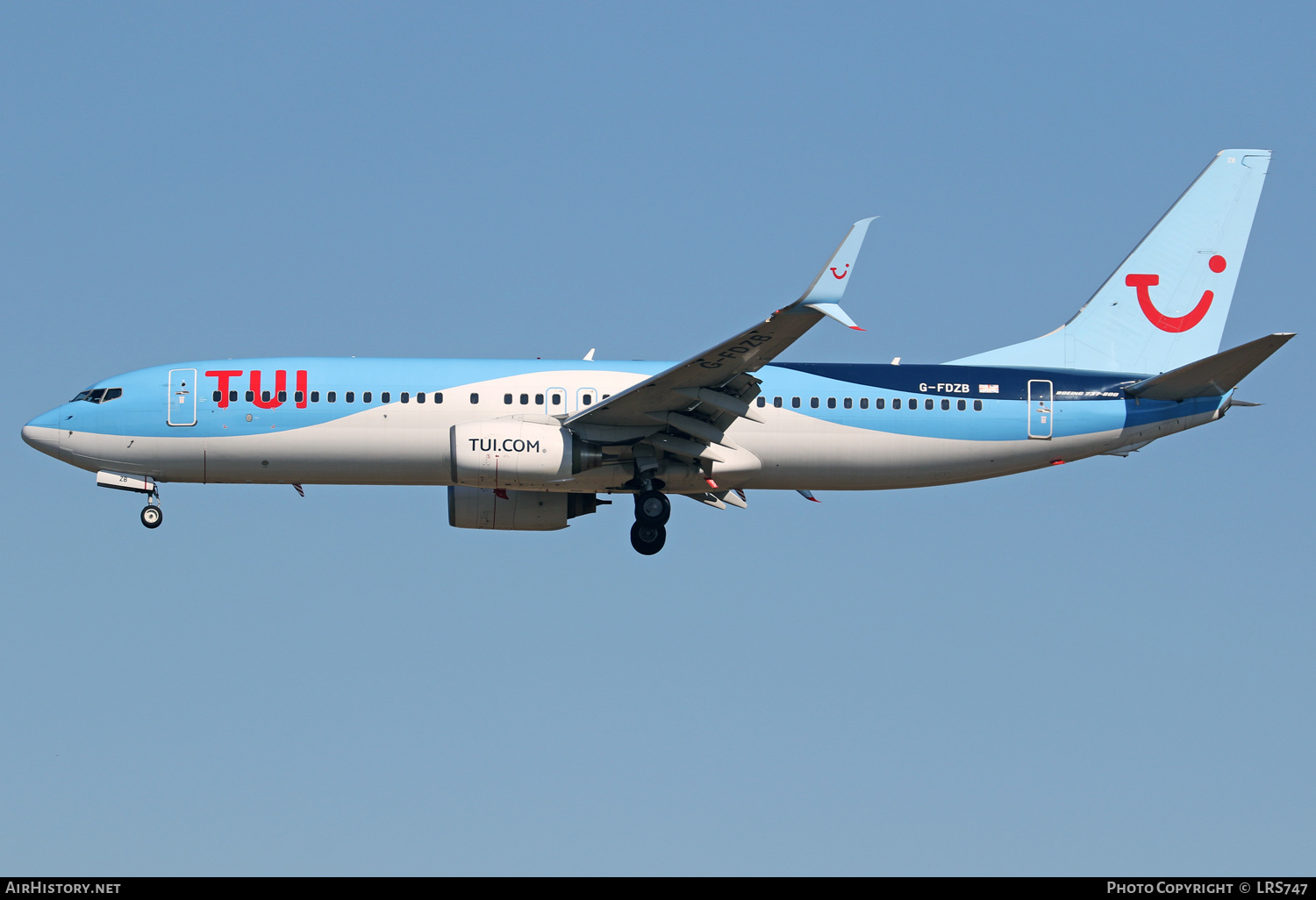 Aircraft Photo of G-FDZB | Boeing 737-8K5 | TUI | AirHistory.net #388740