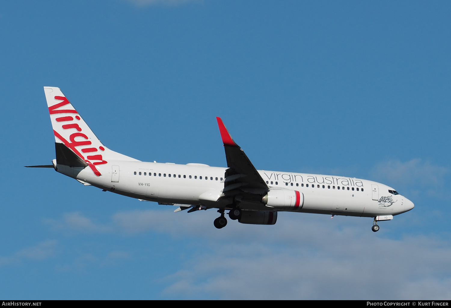 Aircraft Photo of VH-YIG | Boeing 737-8FE | Virgin Australia Airlines | AirHistory.net #388745