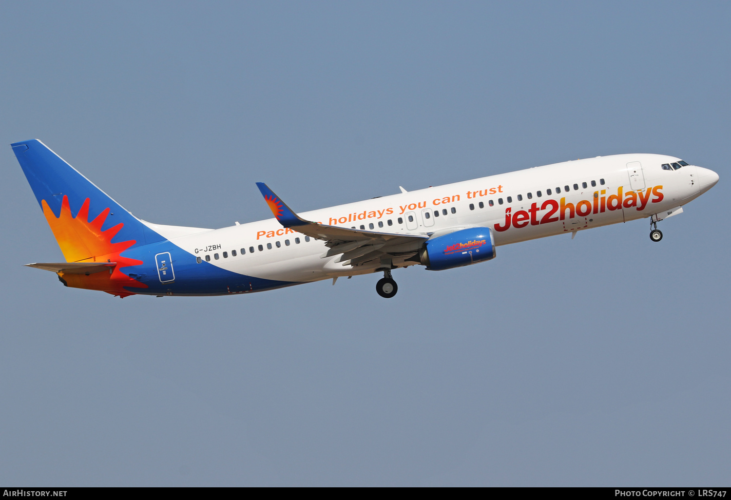 Aircraft Photo of G-JZBH | Boeing 737-800 | Jet2 Holidays | AirHistory.net #388786