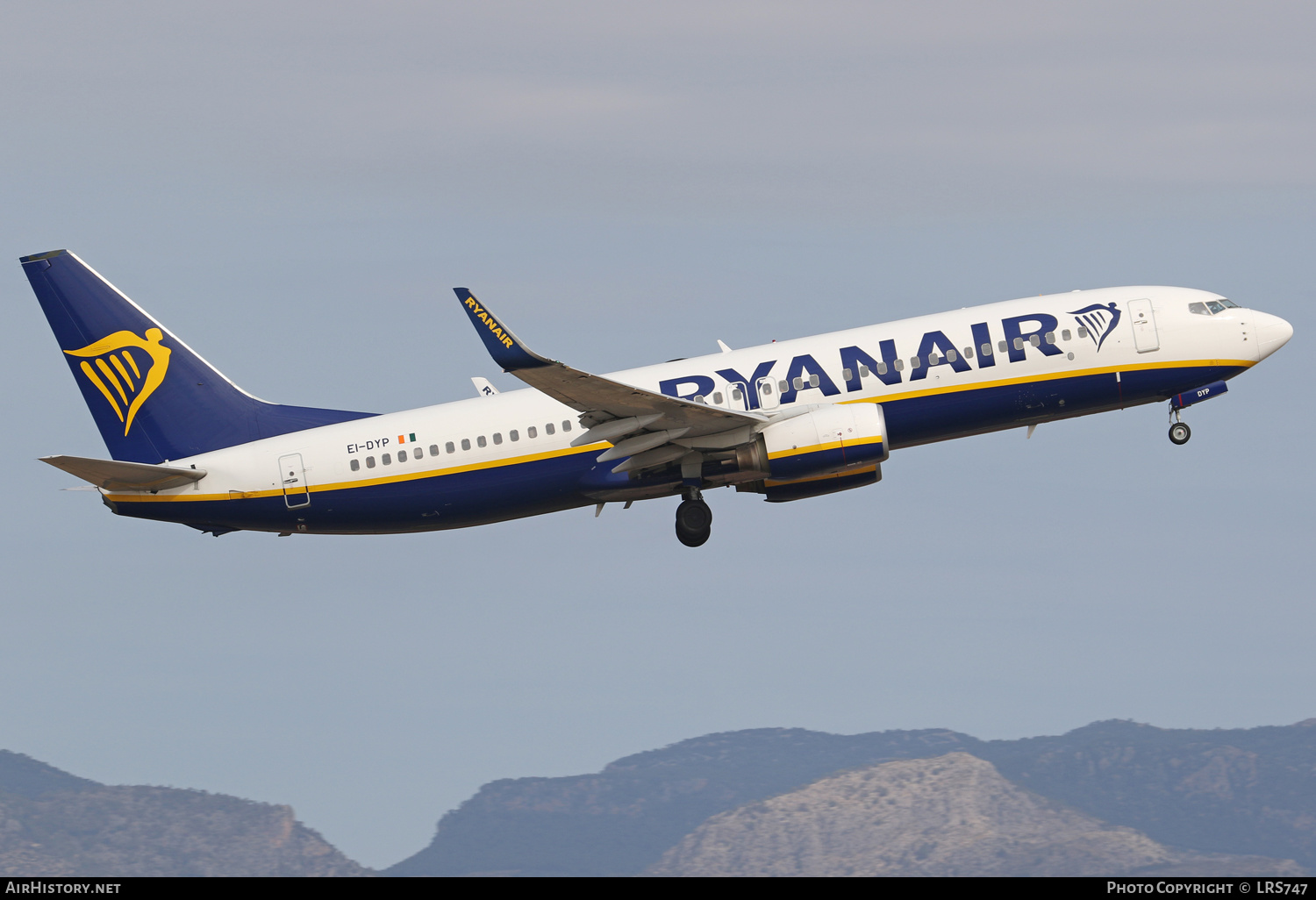 Aircraft Photo of EI-DYP | Boeing 737-8AS | Ryanair | AirHistory.net #388790