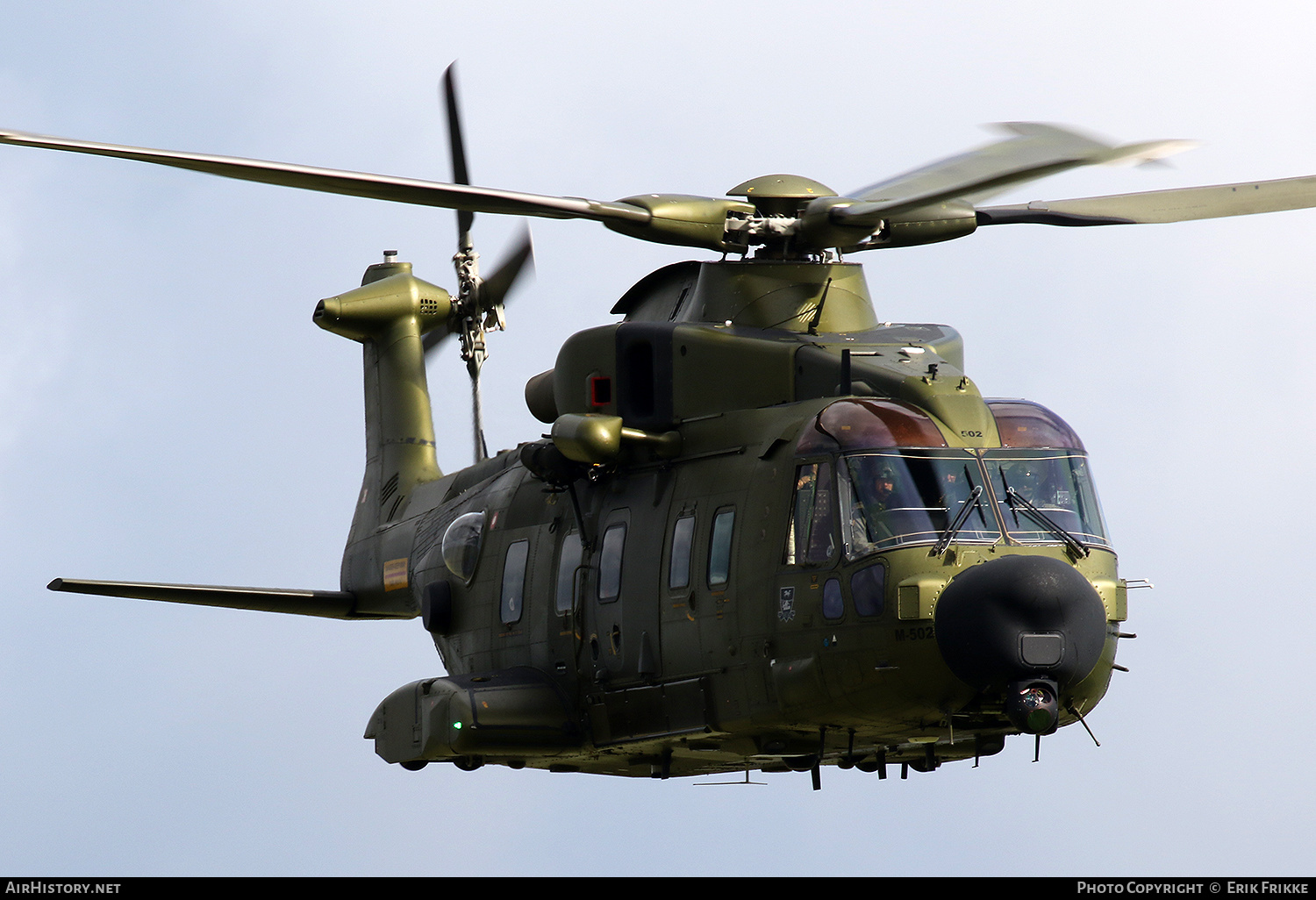 Aircraft Photo of M-502 | AgustaWestland EH101-512 Merlin Joint Supporter | Denmark - Air Force | AirHistory.net #388869