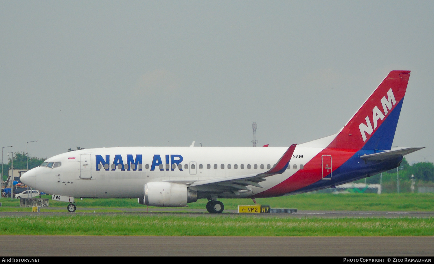 Aircraft Photo of PK-NAM | Boeing 737-524 | NAM Air | AirHistory.net #388884