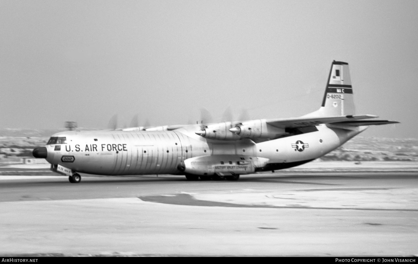 Aircraft Photo of 56-2012 / 0-62012 | Douglas C-133A Cargomaster | USA - Air Force | AirHistory.net #388906