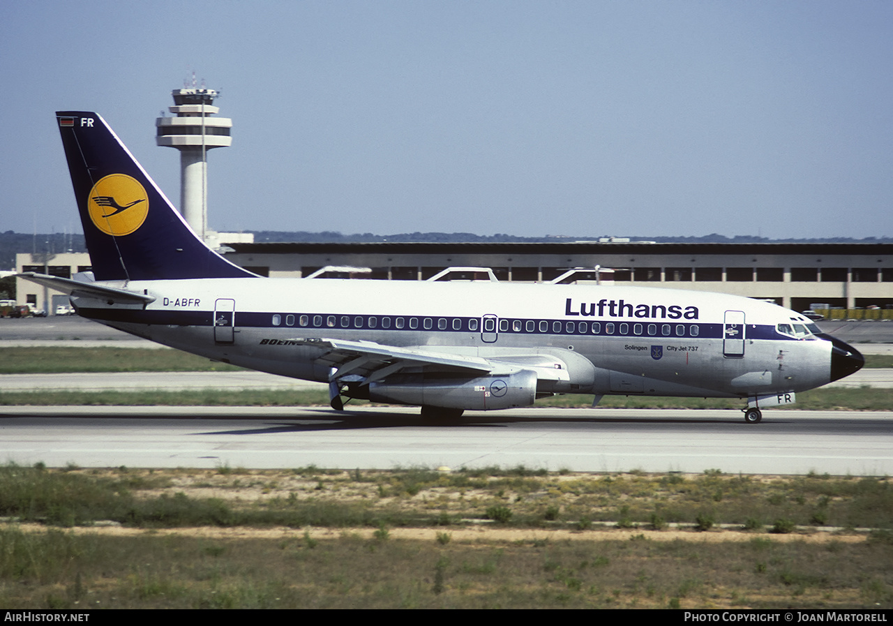 Aircraft Photo of D-ABFR | Boeing 737-230/Adv | Lufthansa | AirHistory.net #388907
