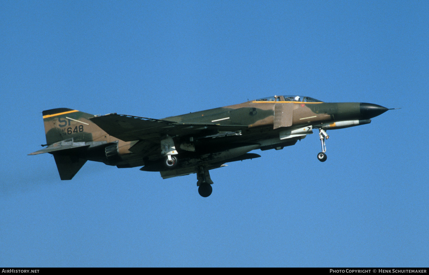Aircraft Photo of 74-1648 / AF74-648 | McDonnell Douglas F-4E Phantom II | USA - Air Force | AirHistory.net #388915