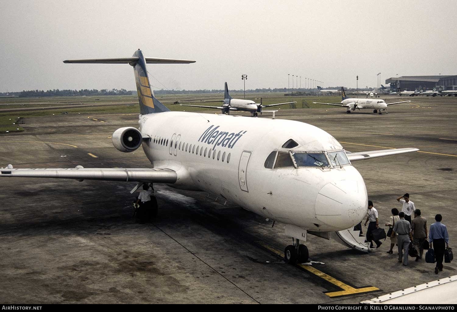 Aircraft Photo of PK-GKJ | Fokker F28-4000 Fellowship | Merpati Nusantara Airlines | AirHistory.net #388932