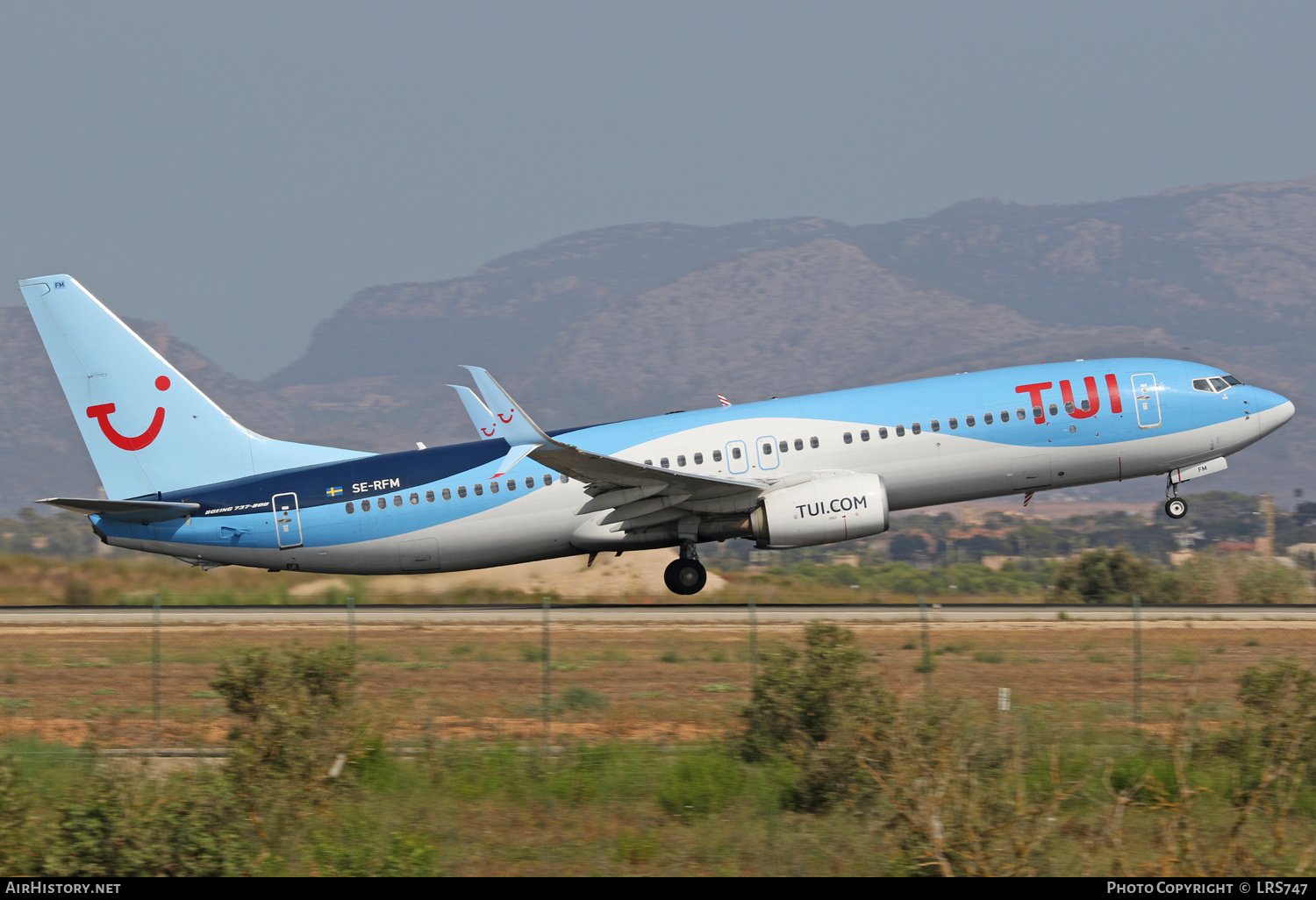 Aircraft Photo of SE-RFM | Boeing 737-8K5 | TUI | AirHistory.net #388937