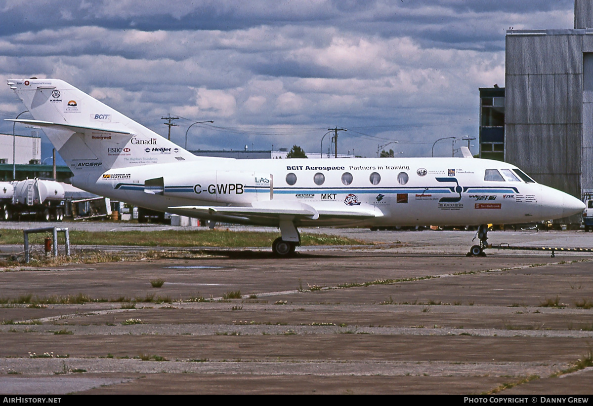 Aircraft Photo of C-GWPB | Dassault Falcon 20C | BCIT Aerospace - British Columbia Institute of Technology | AirHistory.net #388943