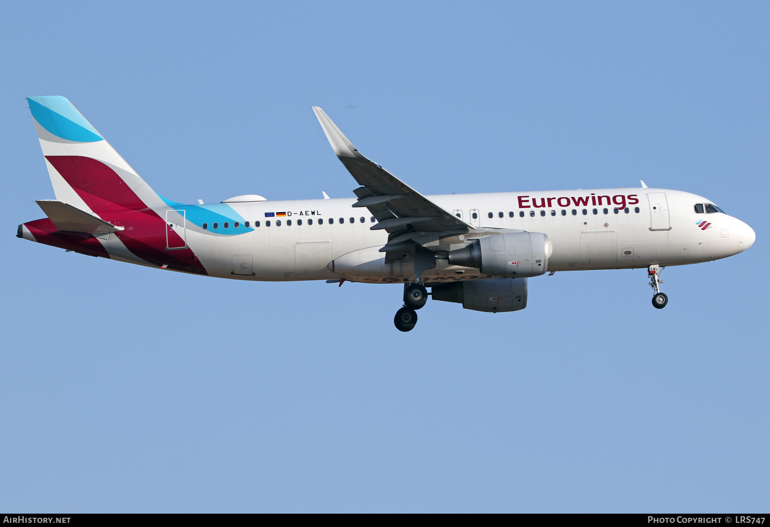 Aircraft Photo of D-AEWL | Airbus A320-214 | Eurowings | AirHistory.net #388950