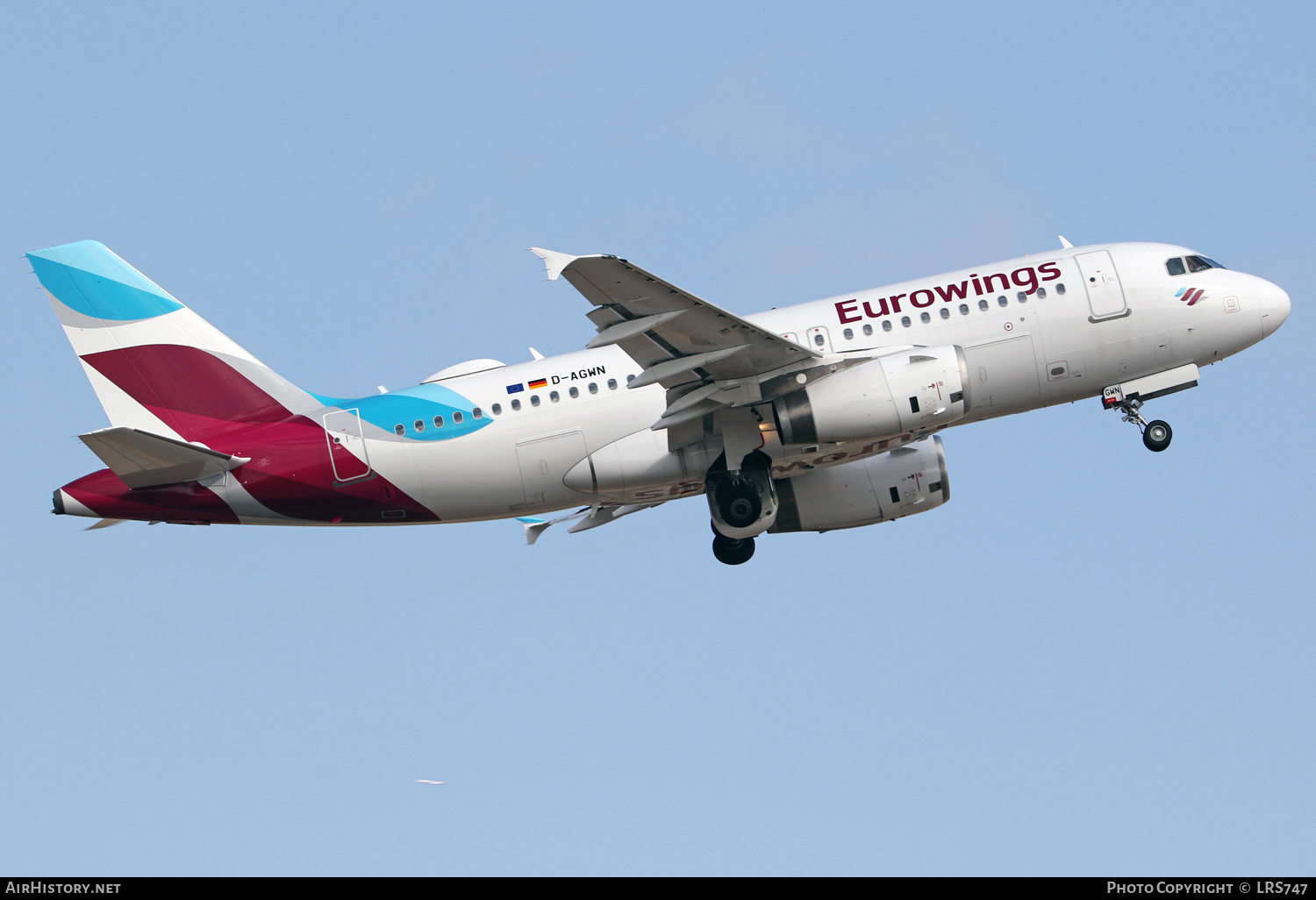 Aircraft Photo of D-AGWN | Airbus A319-132 | Eurowings | AirHistory.net #388962
