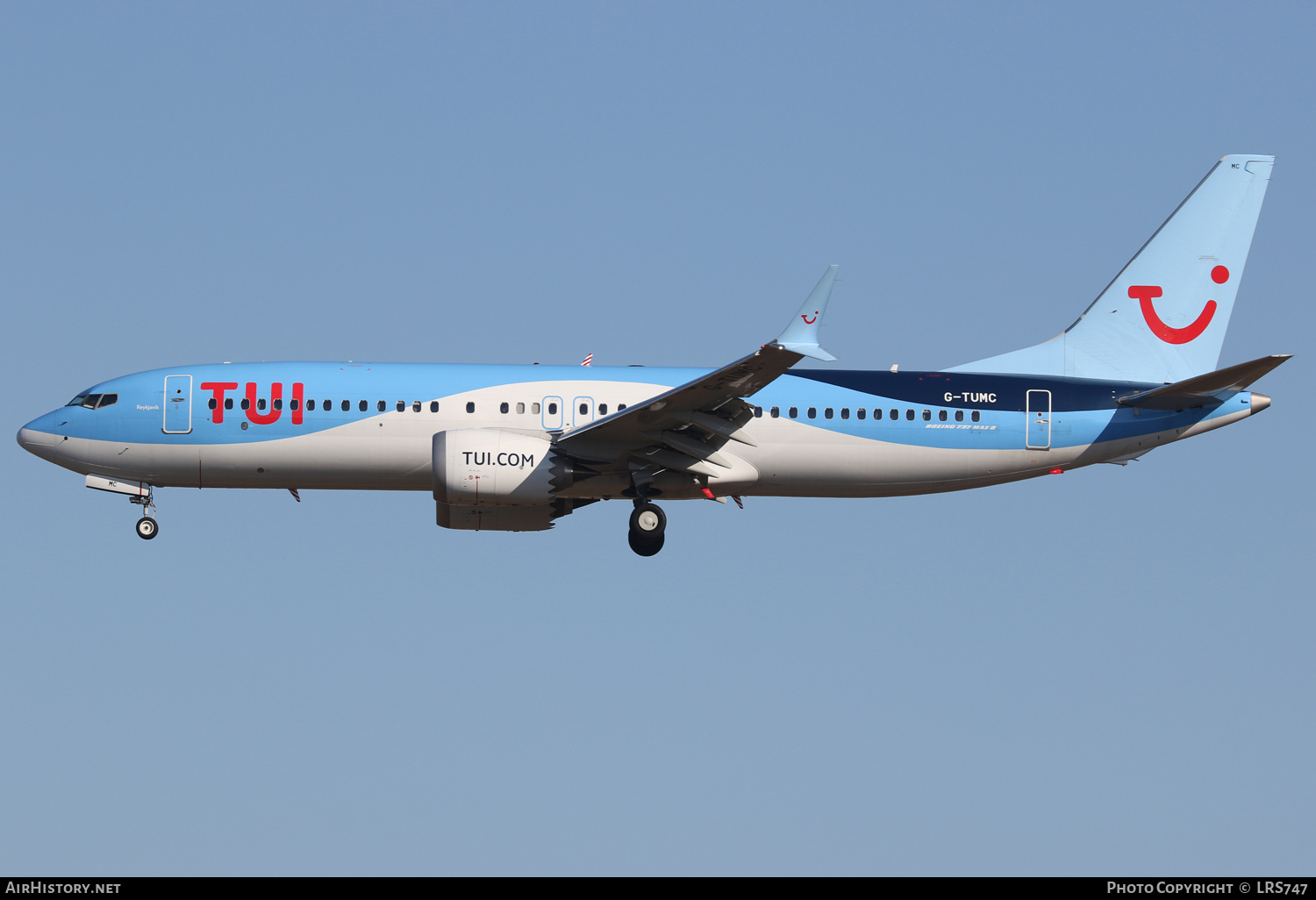 Aircraft Photo of G-TUMC | Boeing 737-8 Max 8 | TUI | AirHistory.net #388987