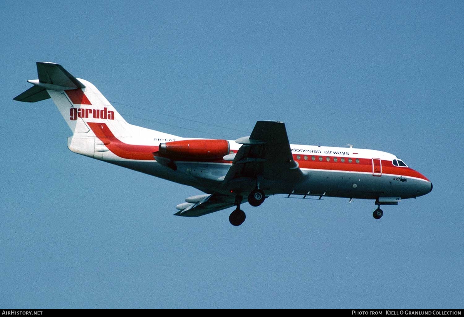 Aircraft Photo of PH-EXY | Fokker F28-1000 Fellowship | Garuda Indonesian Airways | AirHistory.net #389027