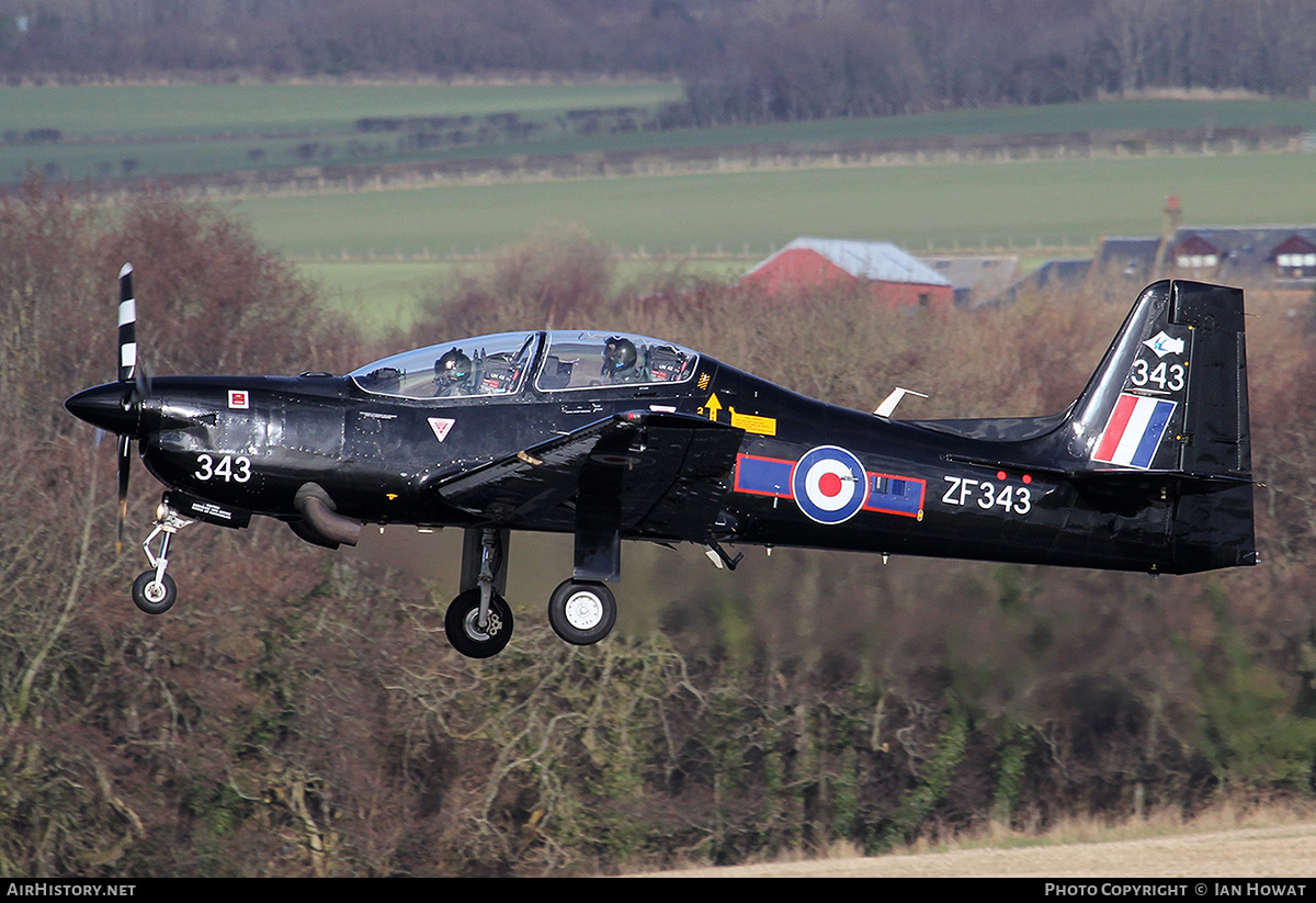 Aircraft Photo of ZF343 | Short S-312 Tucano T1 | UK - Air Force | AirHistory.net #389035