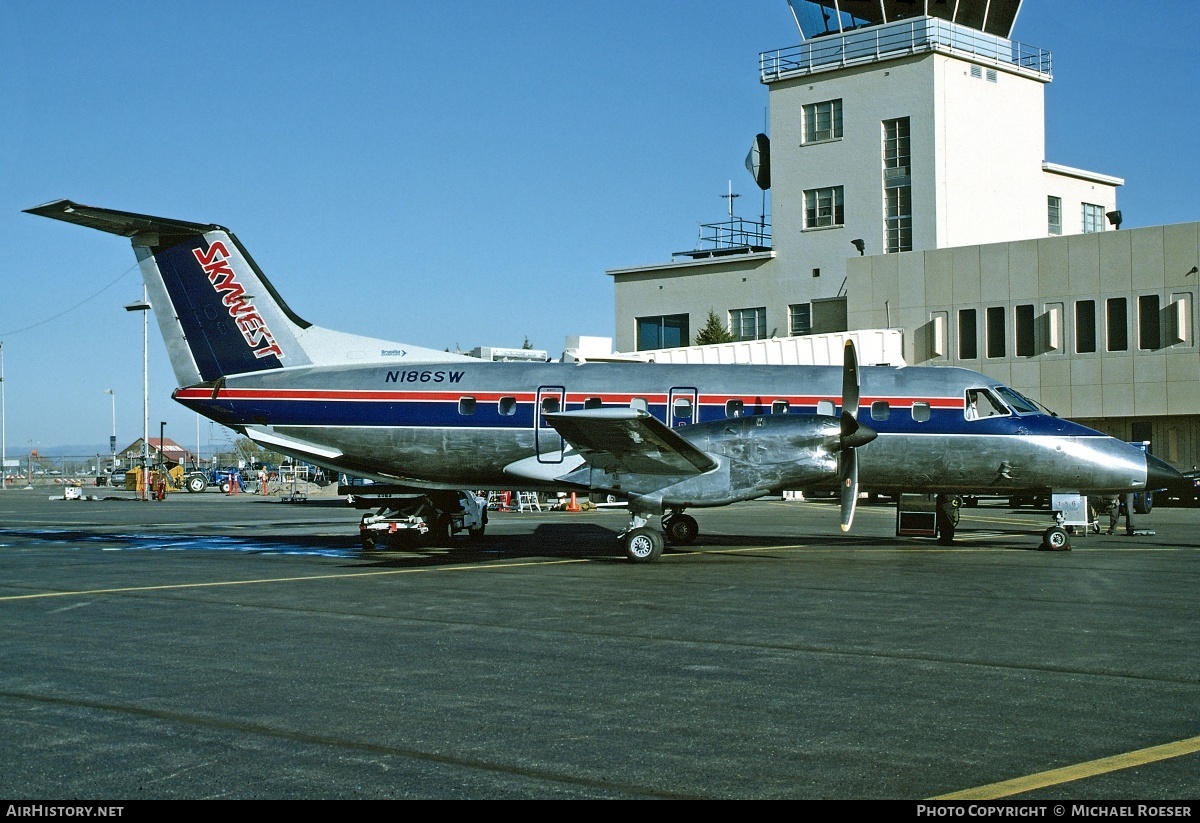 Aircraft Photo of N186SW | Embraer EMB-120ER Brasilia | SkyWest Airlines | AirHistory.net #389119