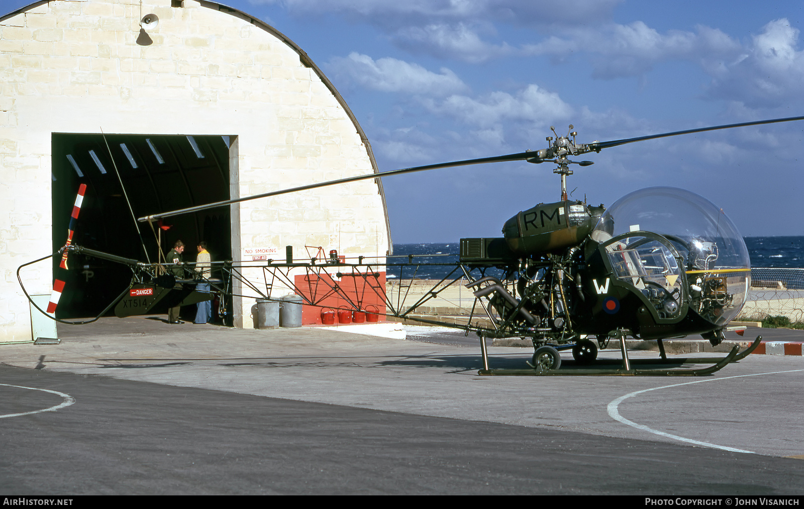 Aircraft Photo of XT514 | Westland-Bell Sioux AH1 (47G-3B-1) | UK - Marines | AirHistory.net #389191