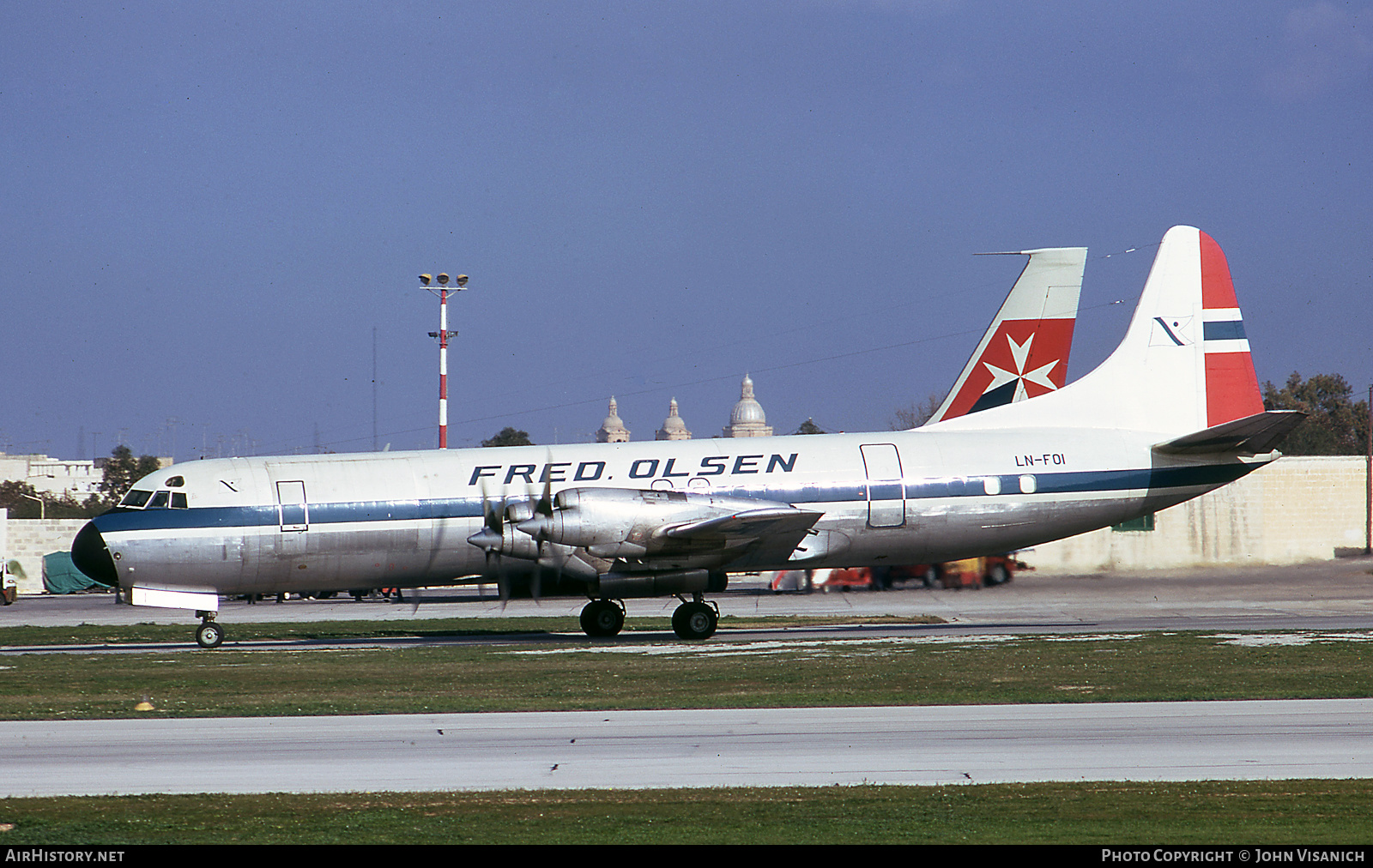 Aircraft Photo of LN-FOI | Lockheed L-188C(F) Electra | Fred. Olsen | AirHistory.net #389193